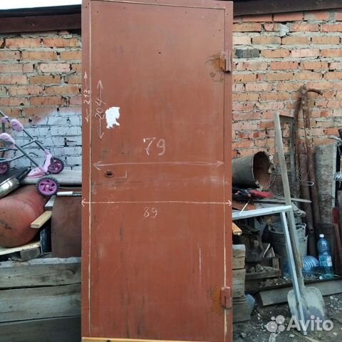 Металлическая дверь бу