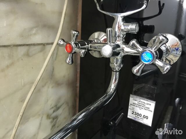 Смеситель для ванны керамические кран-буксы купить в Красноярске ...