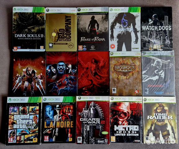 Steelbook и Специальные издания на Xbox 360
