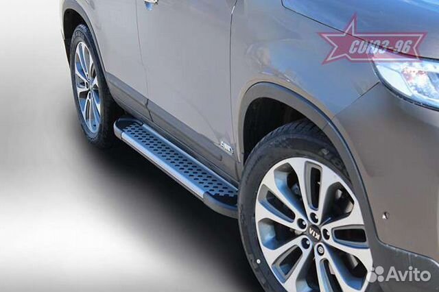 Пороги подножки на Киа соренто /Санта фе2001-2019