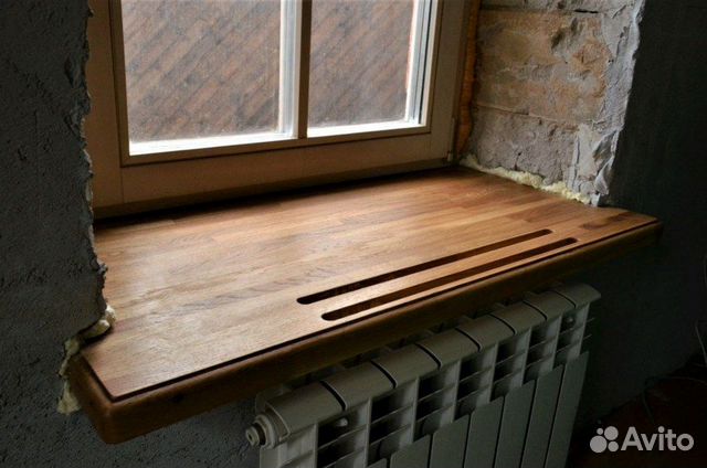 Подоконник из дуба