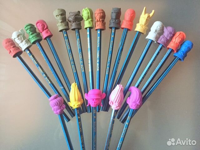 Ластик-тролль+простой карандаш doctor HB