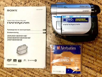 Видеокамера Sony DCR-DVD610