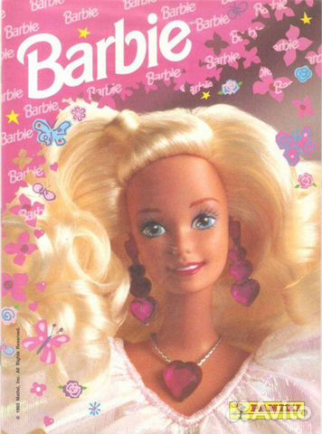 Наклейки для альбома Barbie panini обновление