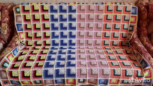 Плед ручной работы