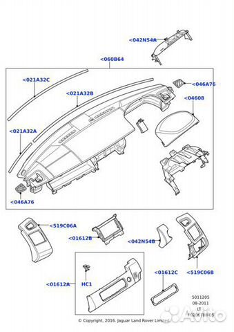 Land Rover Range Rover Sport Панель салона