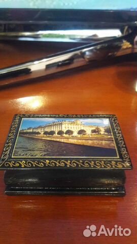 Деревянная шкатулка Санкт-Петербург