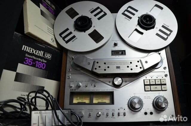 Катушечный магнитофон Akai GX-635D remote комплект