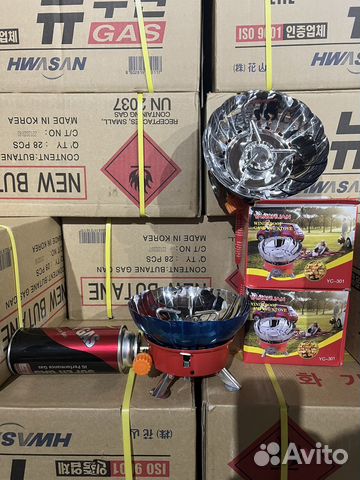 Газовая горелка плита туристическая