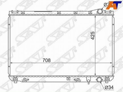 Радиатор toyota scepter