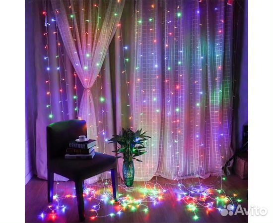 Гирлянда штора