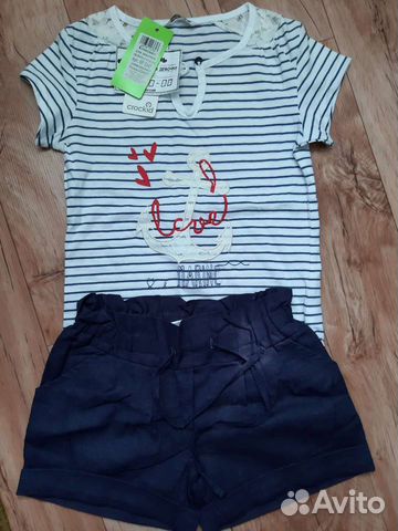 Футболка +шорты/новый комплект