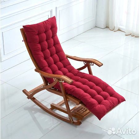 Кресло-качалка из бамбука
