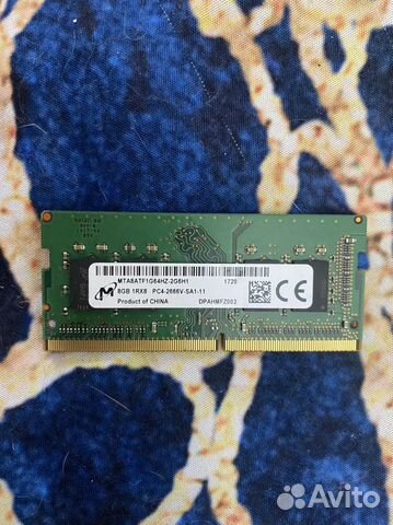 Оперативная память Micron 8 гб DDR4 2400 мгц
