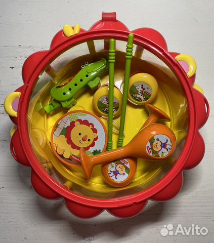 Музыкальный набор (барабан) fisher price