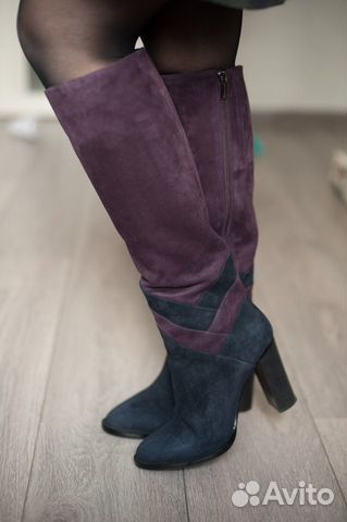 Сапоги женские Эконика, кожа 39 размер