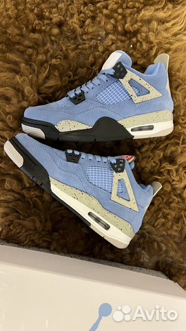 Оригинальные Air Jordan 4 University Blue