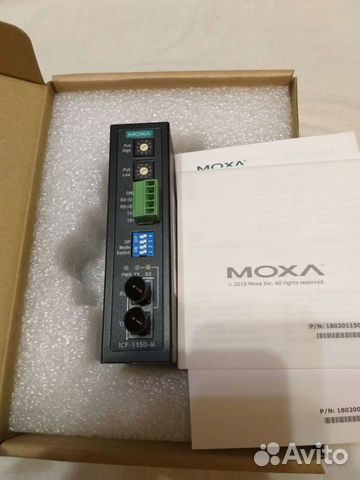Moxa ICF-1150-M-ST/CP-118U-I/IA-5250/TCC-100/MGate