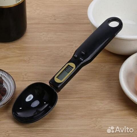 Ложка-весы электронная мерная Digital Spoon,черная