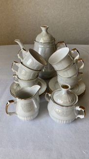 Сервиз кофейный фарфор Wloclawek Porcelana Польш