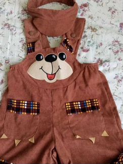 Новогодний костюм для мальчика медвежонок