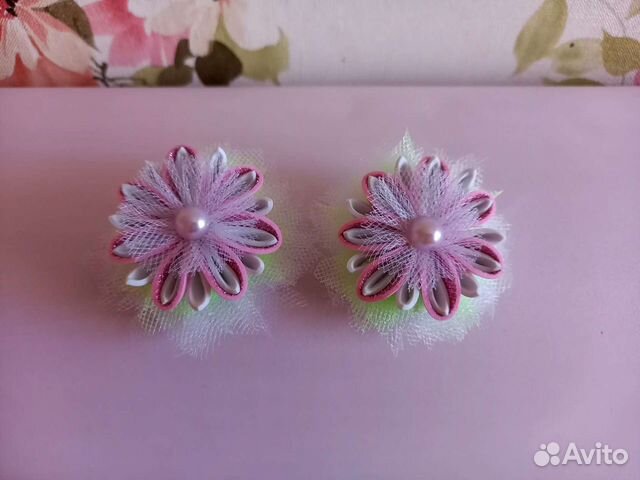 Резиночки, заколочки Ручная работа