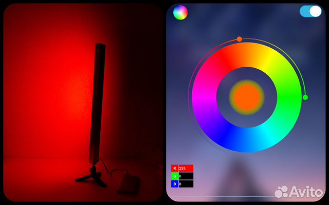 Светодиодный свет, цветная лампа с Bluetooth