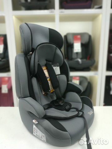Автокресло от 9мес до 12лет Fregat lux серый zlate