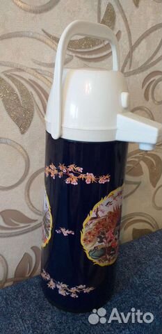 Термос 1.9 л с пневмопомпой Китай