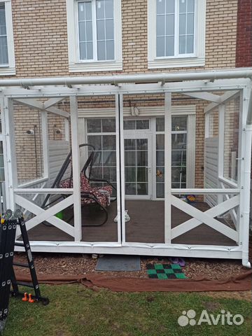 Мягкие, гибкие окна для террасы, беседки под ключ купить в Москве ...