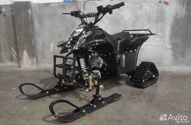 Снегоход-квадроцикл Tiger Universal 150 черный