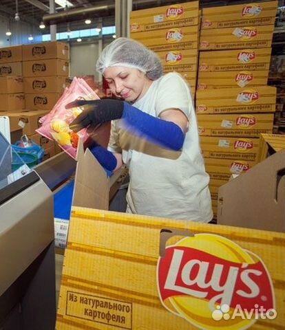 Вахта Упаковщик чипсы с жильем и питанием Москва
