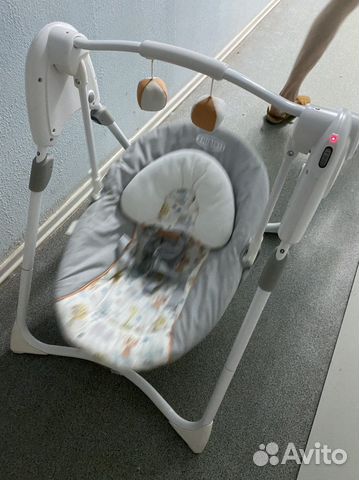 Детские электронные качели graco