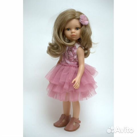 Платье на куклу Паола Рейна (32-34см, новей