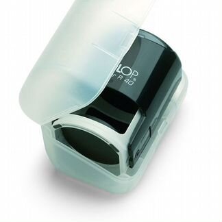 Модель штампик-печать в пластиковом чехле)