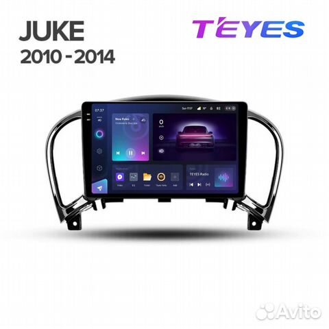 Магнитола Teyes 9” на Nissan Juke 2010-2014