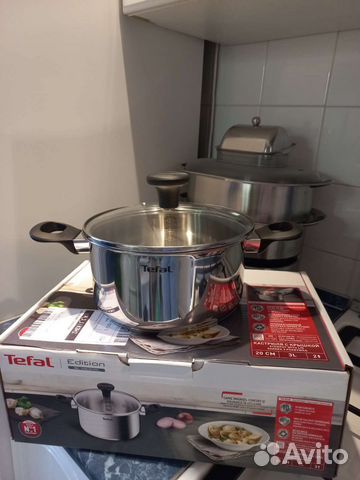2 кастрюли и ковш Теfal Edition- оригинал