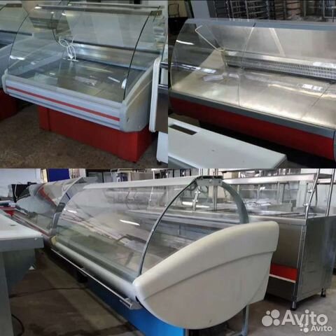 Витрины, лари, шкафы