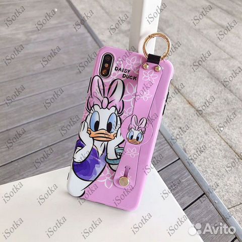 Чехол силикон для Apple iPhone Xs Max Daisy Duck