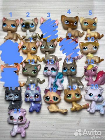 Littlest Pet Shop лпс lps стоячки доги оригинал купить во Владимире ...