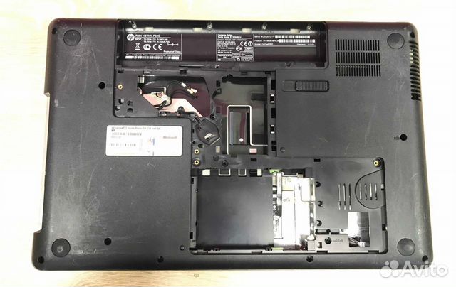 HP G62-a60ER (разбор ноутбуков)