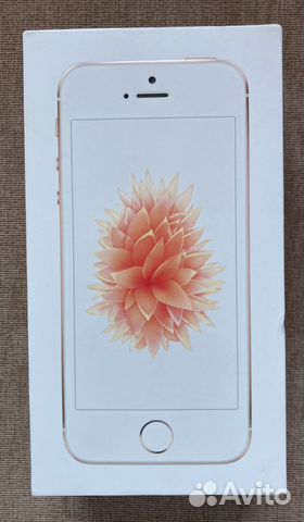 Коробка от телефона iPhone SE Rose Gold 32 гб