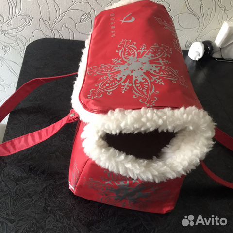 Зимняя сумка-переноска для животных