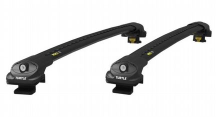 Багажник на рейлинги turtle AIR-1 Black 122sm