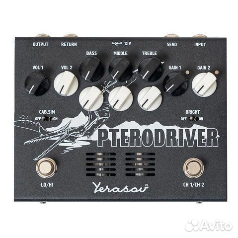 Yerasov PD-7 Pterodriver Ламповый Гитар. (Новый)