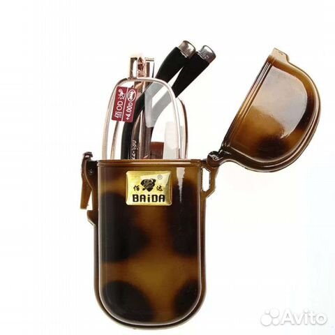 Очки складные для чтения зрения в футляре +2,5