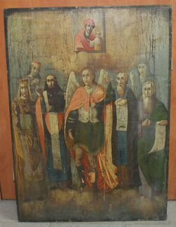 Икона Архангел Михаил с Избранными Святыми