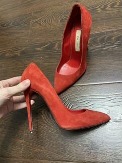 Лодочки из натуральной замши