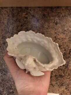 Вазочка, бисквитный фарфор