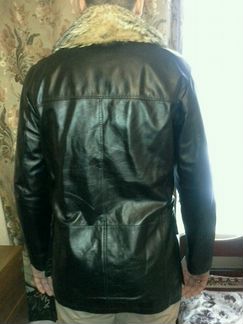 Мужская кожаная куртка